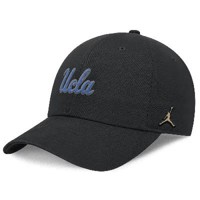 Jordan Ucla Bruins On-field Club Nike Unisex Dri-fit College Adjustable Hat In Black