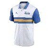 Jordan Men's Ucla Bruins Primetime Campus Vapor  Dri-fit College Polo In White