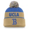 Jordan Ucla Bruins Primetime Peak Nike Unisex College Cuffed Pom Beanie In Blue