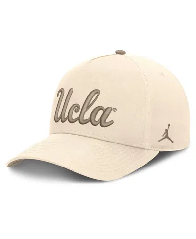 Jordan Ucla Bruins Rise Five-panel Adjustable Embroidered Hat In Neutral