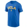Jordan Ucla Primetime Arch Stack Nike Men's College T-shirt In Blue