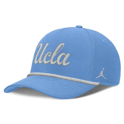 Jordan Ucla Sideline Rope Rise  Brand College Adjustable Hat In Blue