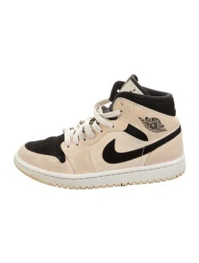 Pre-owned Jordan 'unc' Patent Wedge Sneakers In Neutral