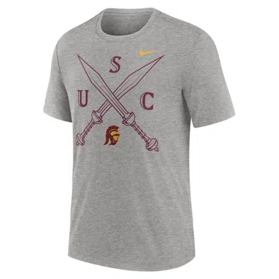 Jordan Usc Trojans Local Campus Time Honored Tradition  Men's College T-shirt In Grey