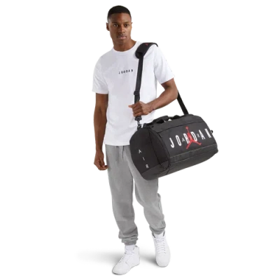 Jordan Velocity Duffel Medium In Black/red/white