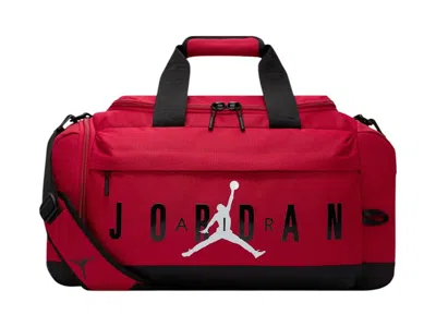 Pre-owned Jordan Velocity Duffle 46l Bag In Gym Red