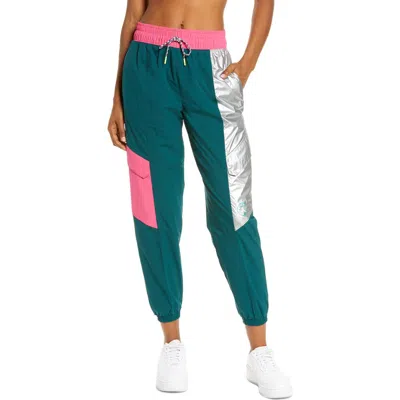 Jordan Water Repellent Winter Utility Pants In Dark Atomic Teal/watermelon