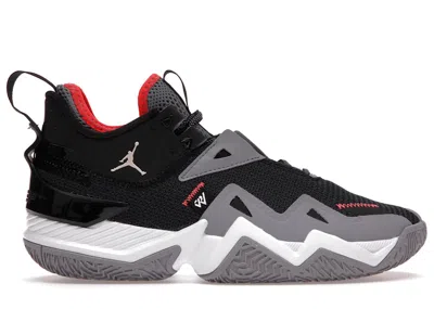 Pre-owned Jordan Westbrook One Take Cement Sneakers In Black/cement Grey/white