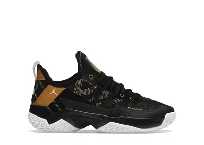Pre-owned Jordan Westbrook One Take Ii Sneakers In Black/metallic Gold