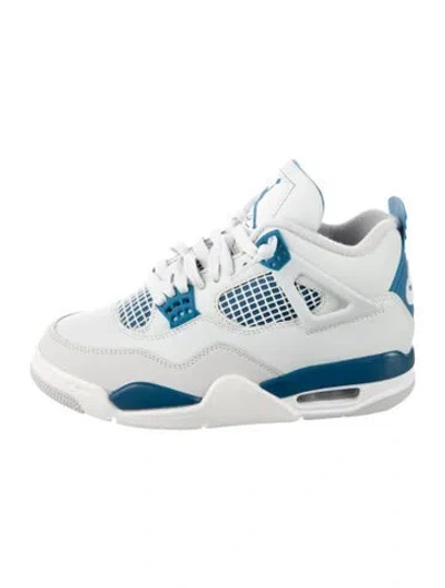 Pre-owned Jordan Babies' White Leather Kid S With Rubber Accents