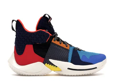 Pre-owned Jordan Why Not 0.2 Future History Sneakers In Color/total Crimson