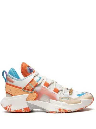Jordan Why Not .5 "cant Beat That Price" Sneakers In Sail/purple Nebula/camelia