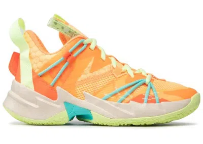 Pre-owned Jordan Why Not Zer0.3 Se Sneakers In Melon Tint/atomic Orange/hyper Crimson