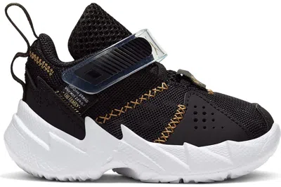 Pre-owned Jordan Why Not Zer0.3 The Family Sneakers In Black/metallic Gold/white
