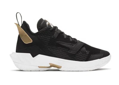 Pre-owned Jordan Why Not Zer0.4 Family Sneakers In Black/white/metallic Gold