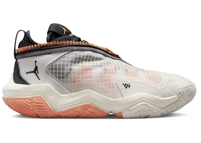 Pre-owned Jordan Why Not Zer0.6 Honor The Gift Sneakers In Phantom/rattan/pale Ivory