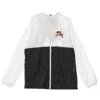 Jordan Windbreaker Men's Windwear Jacket In White/black/infrared 23/metallic Silver