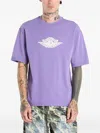 Jordan Wings-print Logo T-shirt In Blue