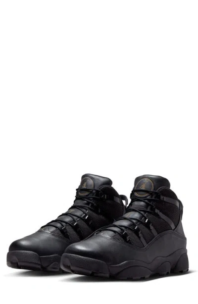 Jordan Winterized 6 Rings Sneaker In Black/rustic