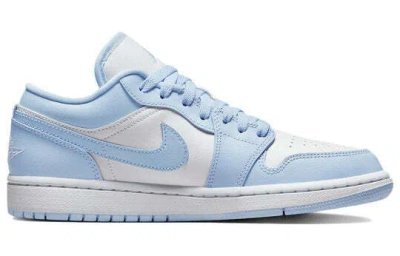 Pre-owned Jordan 1 Low Ice Blue Women 6w-10w