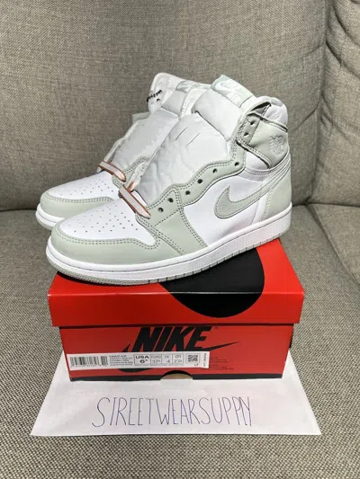 Pre-owned Jordan Wmns Air  1 Retro High Og Seafoam- Size 6.5-9 Cd0461-002 Same-day Ship In Green