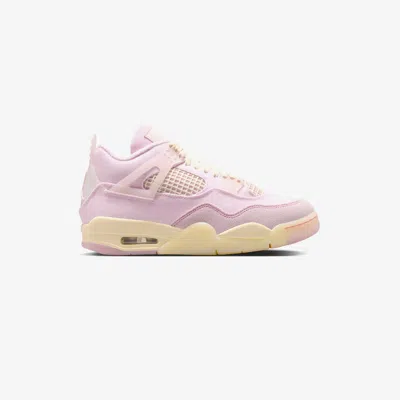 Jordan Womens  Retro 4 In Iced Carmine/peal Pink