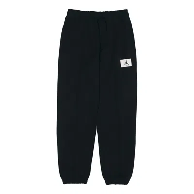 Jordan (wmns) Air  Essentials Solid Color Elastic Waistband Knit Sports Pants/trousers/joggers Black