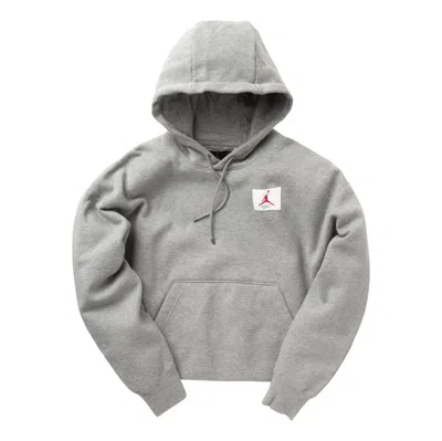 Jordan (wmns) Air  Fleece Pullover Hoodie Casual Sports 'grey' In Gray