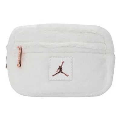 Jordan (wmns) Air  Fur Shoulder Bag 'white' In Metallic