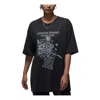 Jordan (wmns) Air  Oversized Graphic T-shirt Asia Sizing 'off Noir' In Black