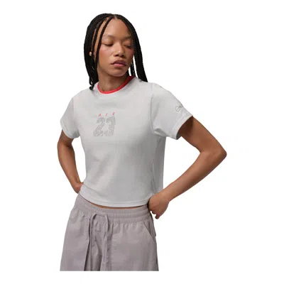 Jordan (wmns) Air  T-shirt 'phantom' In White