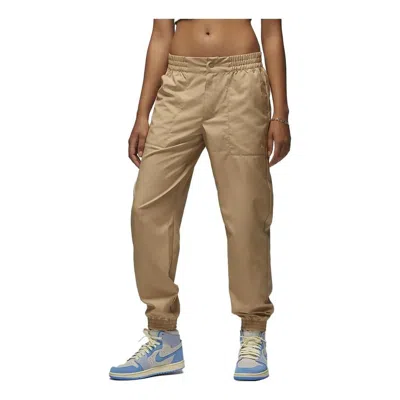 Jordan (wmns) Air  Woven Trousers 'khaki' In Neutral