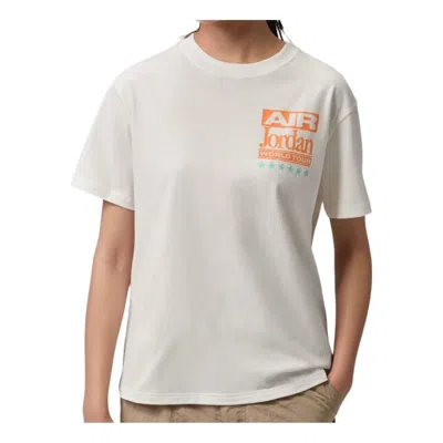 Jordan (wmns)  Flight Girlfriend T-shirt 'sail' In White