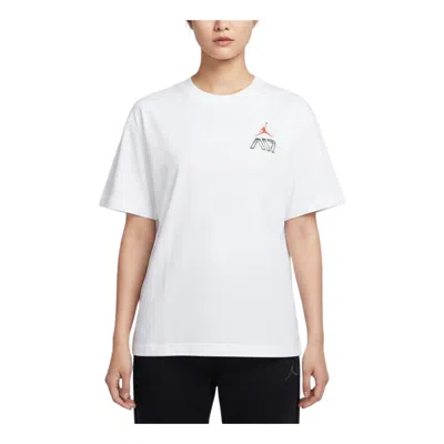Jordan (wmns)  Flight Graphic T-shirt 'white'