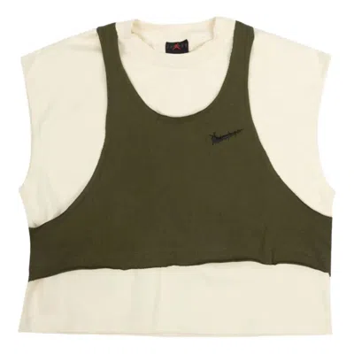 Jordan Teyana Taylor Layered T-shirt In Neutral