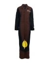 Jordan Woman Jumpsuit Cocoa Size Xl Cotton In Brown