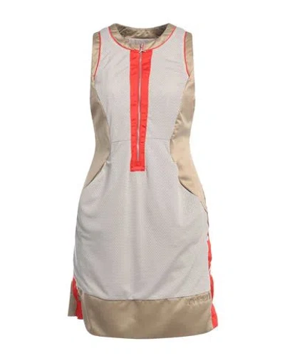 Jordan Woman Mini Dress Sand Size S Polyester, Nylon In Beige