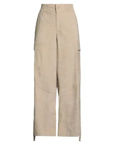 Jordan Woman Pants Beige Size L Polyester, Nylon, Elastane In Neutral