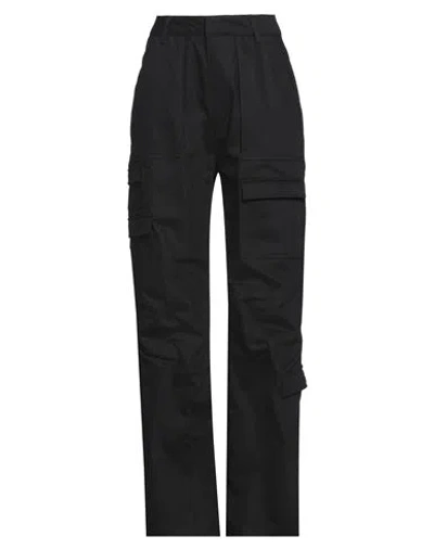 Jordan Woman Pants Black Size 6 Cotton, Nylon