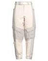 Jordan Woman Pants Light Grey Size M Polyamide In Grey