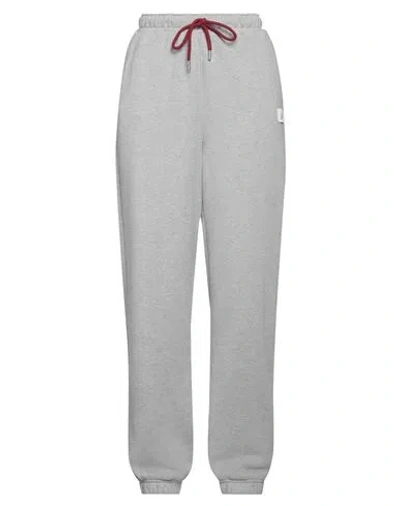 Jordan Woman Pants Light Grey Size Xl Cotton In Gray