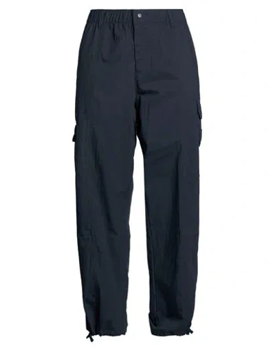 Jordan Woman Pants Midnight Blue Size Xl Cotton, Polyamide, Elastane