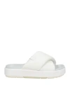 Jordan Sophia Crisscross Slide Sandal In Off White