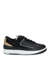Jordan Woman Sneakers Black Size 8 Leather, Textile Fibers In Black