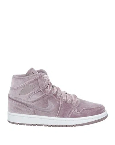 Jordan Woman Sneakers Mauve Size 6.5 Textile Fibers In Purple