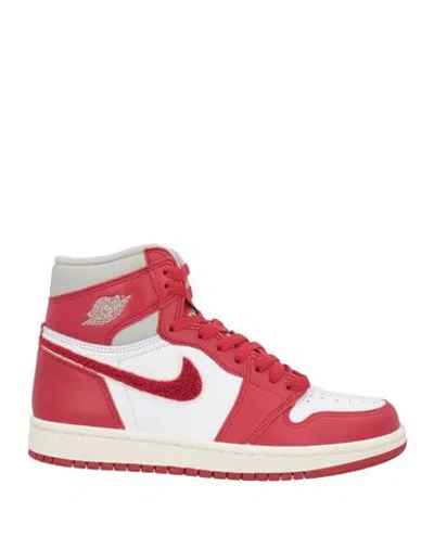 Jordan Woman Sneakers Red Size 7 Leather