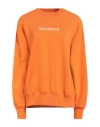 Jordan Woman Sweatshirt Orange Size Xxl Cotton