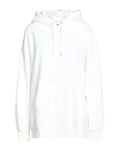 Jordan Woman Sweatshirt White Size L Cotton, Polyester In Multi
