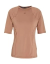 Jordan Woman T-shirt Light Brown Size M Polyester, Elastane In Brown