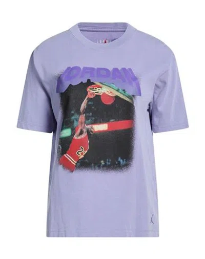 Jordan Woman T-shirt Purple Size Xs Cotton